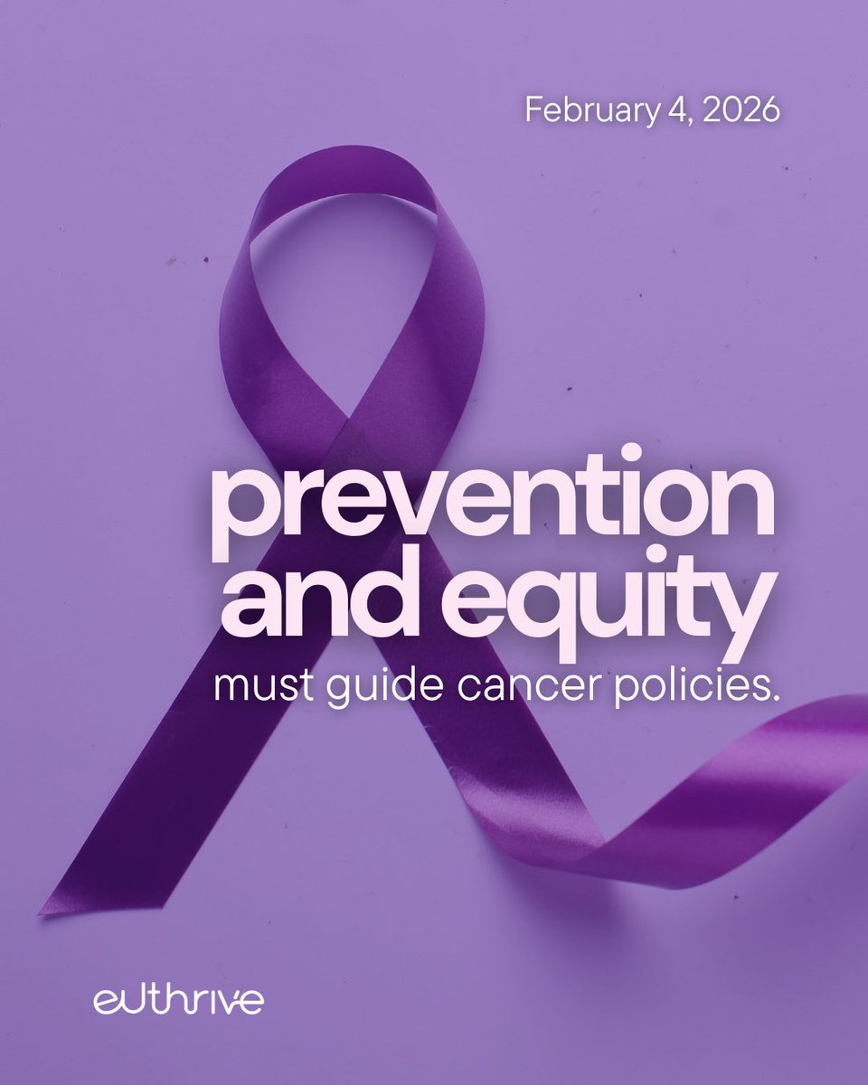 Cancer prevention is a public responsibility.
Without equity, there is no health for all.
#WorldCancerDay #HealthEquity
