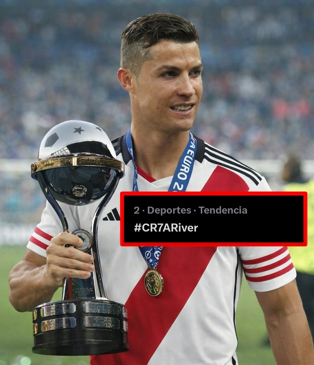 🔴🔴 Cristiano Ronaldo était hier la deuxième tendance la plus discutée en Argentine

Avec le hashtag "Cristiano Ronaldo à River Plate", club argentin.