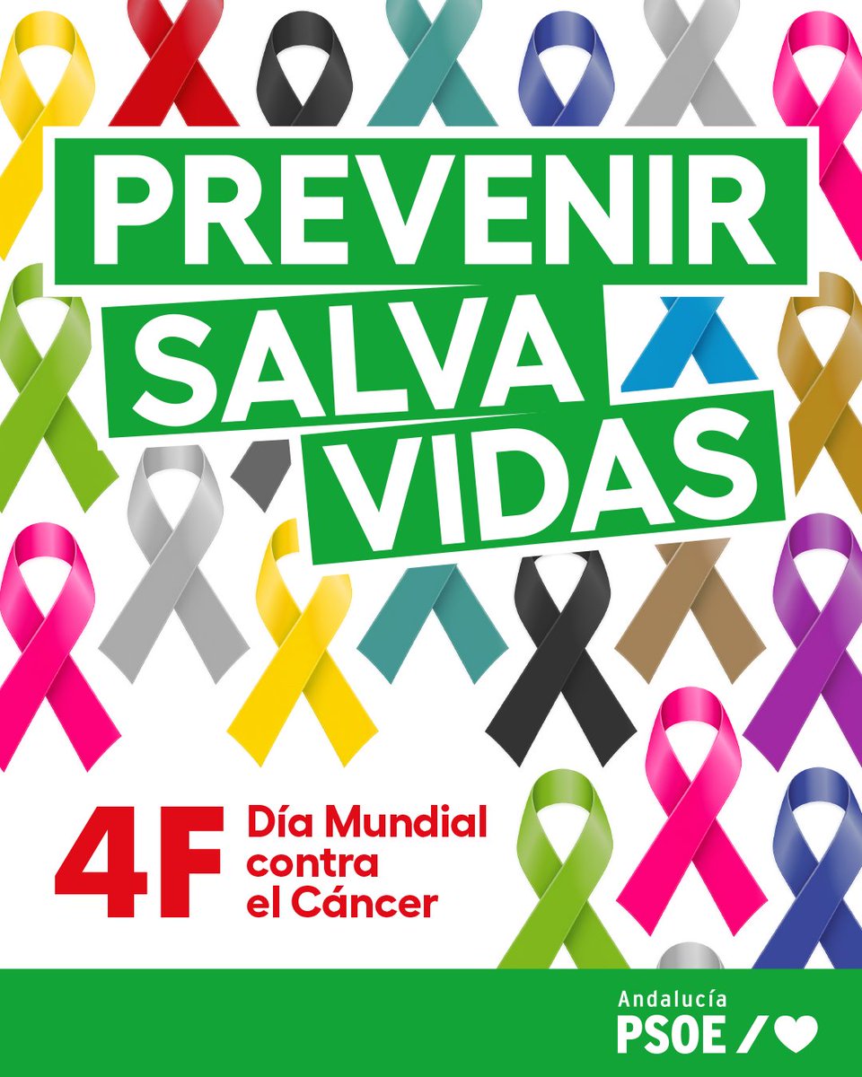 Una sanidad pública que apueste por la prevención y la promoción de la salud es clave a la hora de hacer frente a una enfermedad como el cáncer. 

Todo nuestro apoyo a quienes lo padecen y a sus familias. Que nunca sientan que están solos o desatendidos. 

#PrevenirSalvaVidas