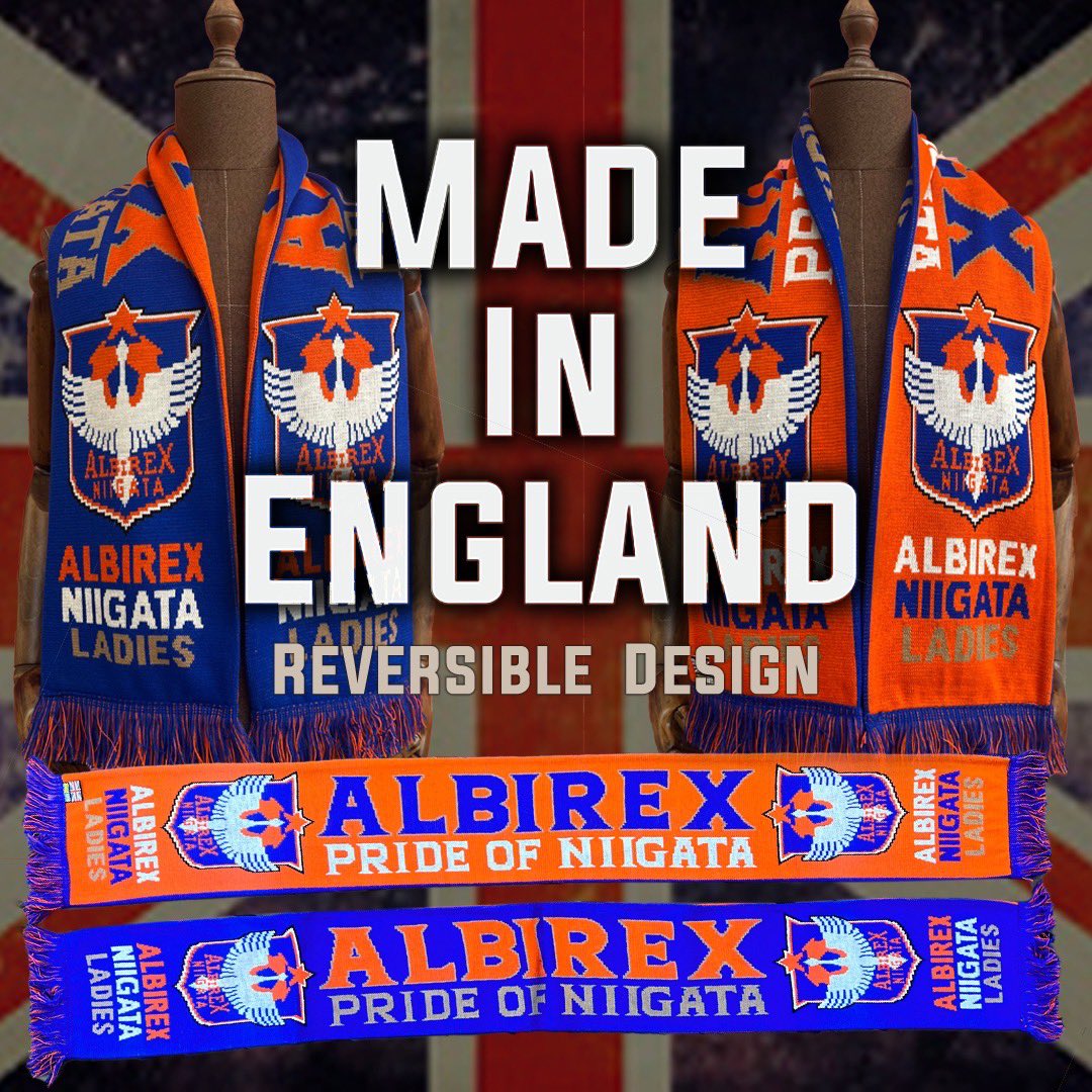 英国製フットボールマフラー🧣 ＼ このたび、WEリーグ初となる「英国製