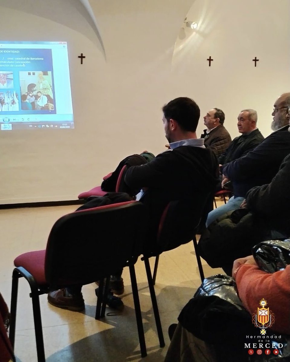 Hdad_Merced's tweet image. #𝑨𝑪𝑻𝑼𝑨𝑳𝑰𝑫𝑨𝑫 | Charla en Trinitarios sobre ‘La evangelización de los privados de libertad en la Hermandad de la Merced’