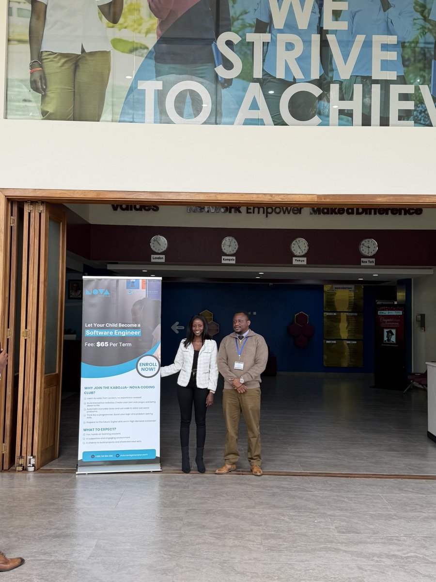 NovaCodingClub's tweet photo. Nova Coding Club is now live
 @KabojjaSchool. 

Following a successful launch session and engaging discussions with key stakeholders, we’re excited to begin this journey of empowering young innovators through coding soon!💻. 

#novacoding #kabojjaschool #CodingJourney https://t.co/Sau9y4pQWQ