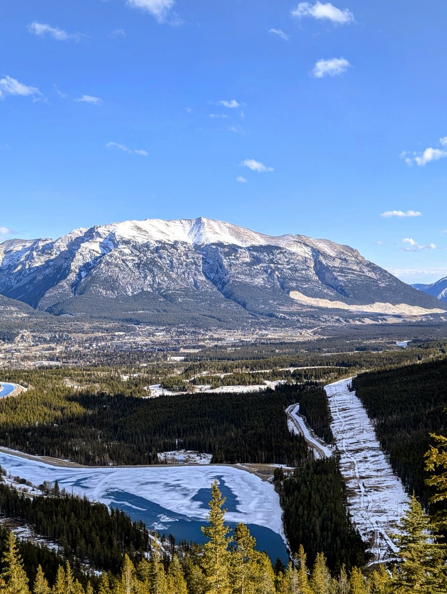 バンフ国立公園 今回自然風景のスケール、構成する要素のバランス