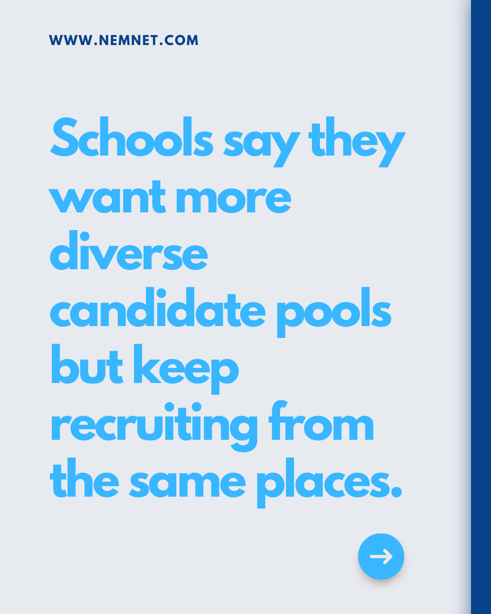 nemnet's tweet photo. “What you see depends on what you look at.”
— This is something my grandfather would often say.

In school recruiting, I often hear:
“We can’t find them.”
“They’re not out there.”
“They’re not qualified.”

Effort isn’t the issue. Exposure is.

#recruitmentstrategy https://t.co/AtrX9OLh0Z
