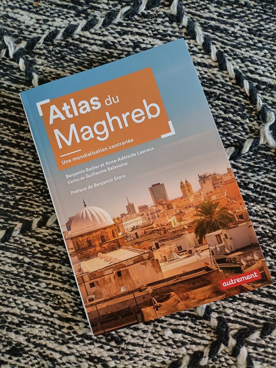 C'est aujourd'hui que sort l'Atlas du Maghreb aux éditions Autrement ! Avec Anne Lascaux et <a href="/gbalavoine/">🇺🇦🇹🇼🇲🇲 🇬🇪 Guillaume Balavoine 🌍🗺📊🇪🇺</a>, nous proposons une synthèse des principaux enjeux de cette région, de la Mauritanie à la Libye 🗺️🇲🇷🇱🇾🇲🇦🇩🇿🇹🇳🇪🇭