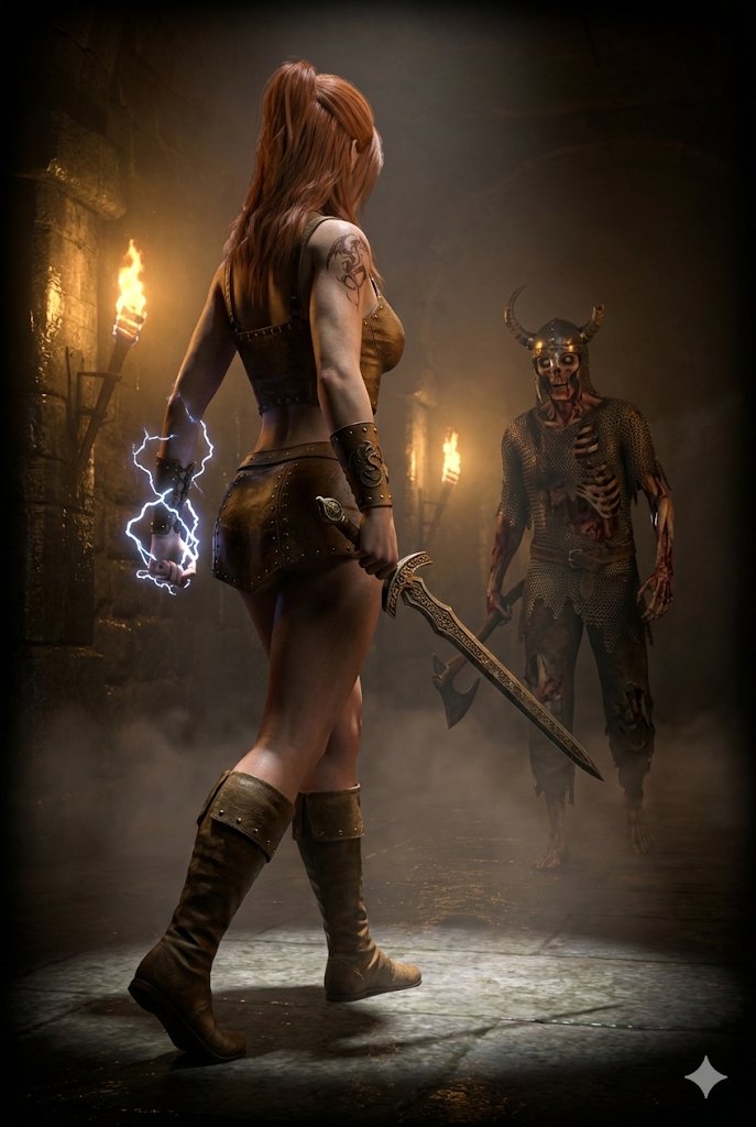 Bea - Dungeons... #skyrim #SkyrimSE #nanobananapro