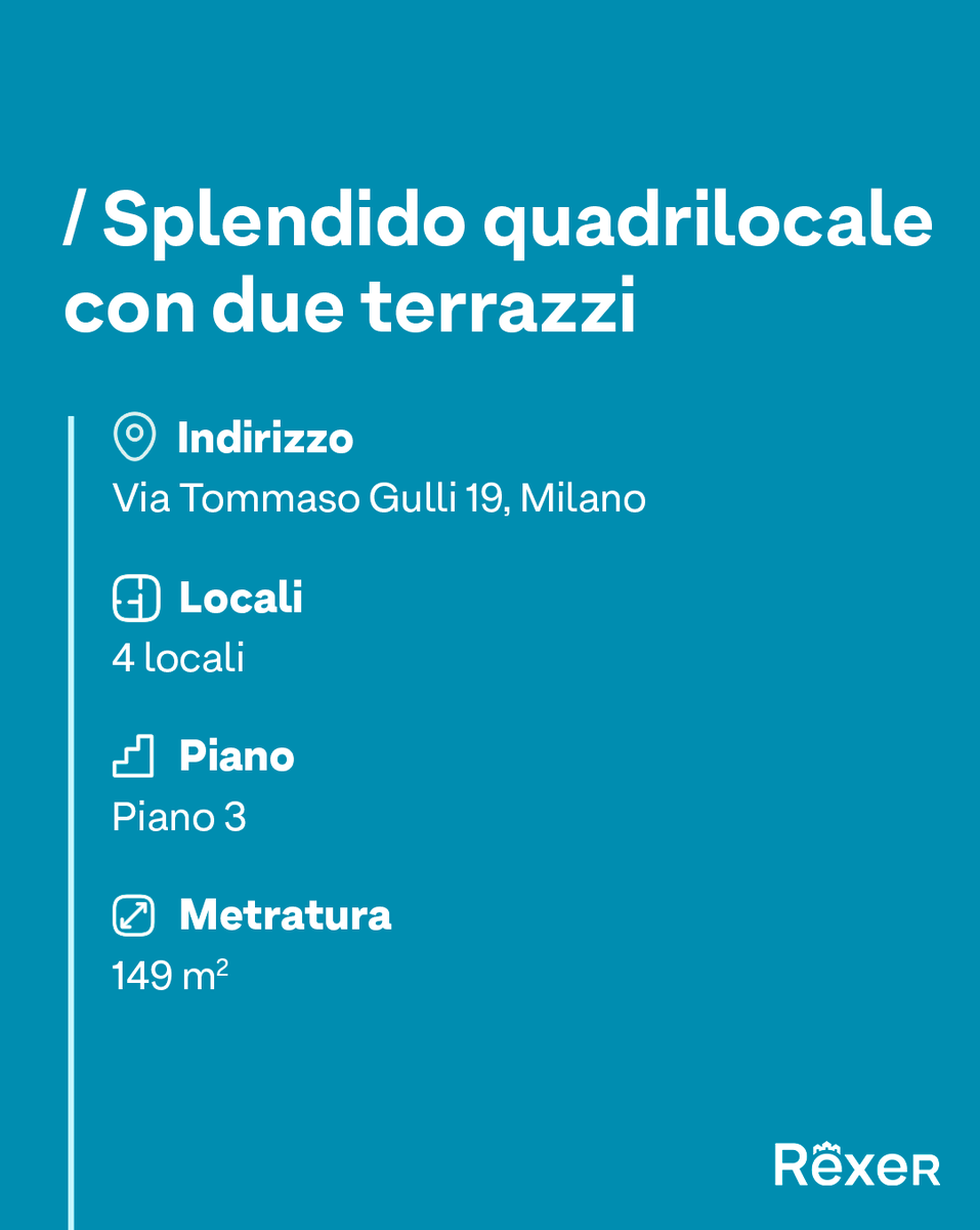 Spazi, luce e comfort nel verde di Milano Ovest 🌿🏡​
In un elegante condominio con parco privato proponiamo un ampio quadrilocale pensato per chi desidera spazio, luce e funzionalità nella vita quotidiana.​
Scopri di più su Rexer.it! ​
#milano #rexer #cercocasa