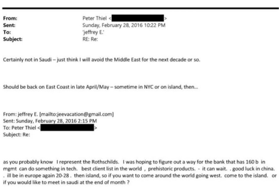 "I represent the Rothschilds"

The Epstein Files is the biggest validation of conspiracy theorists