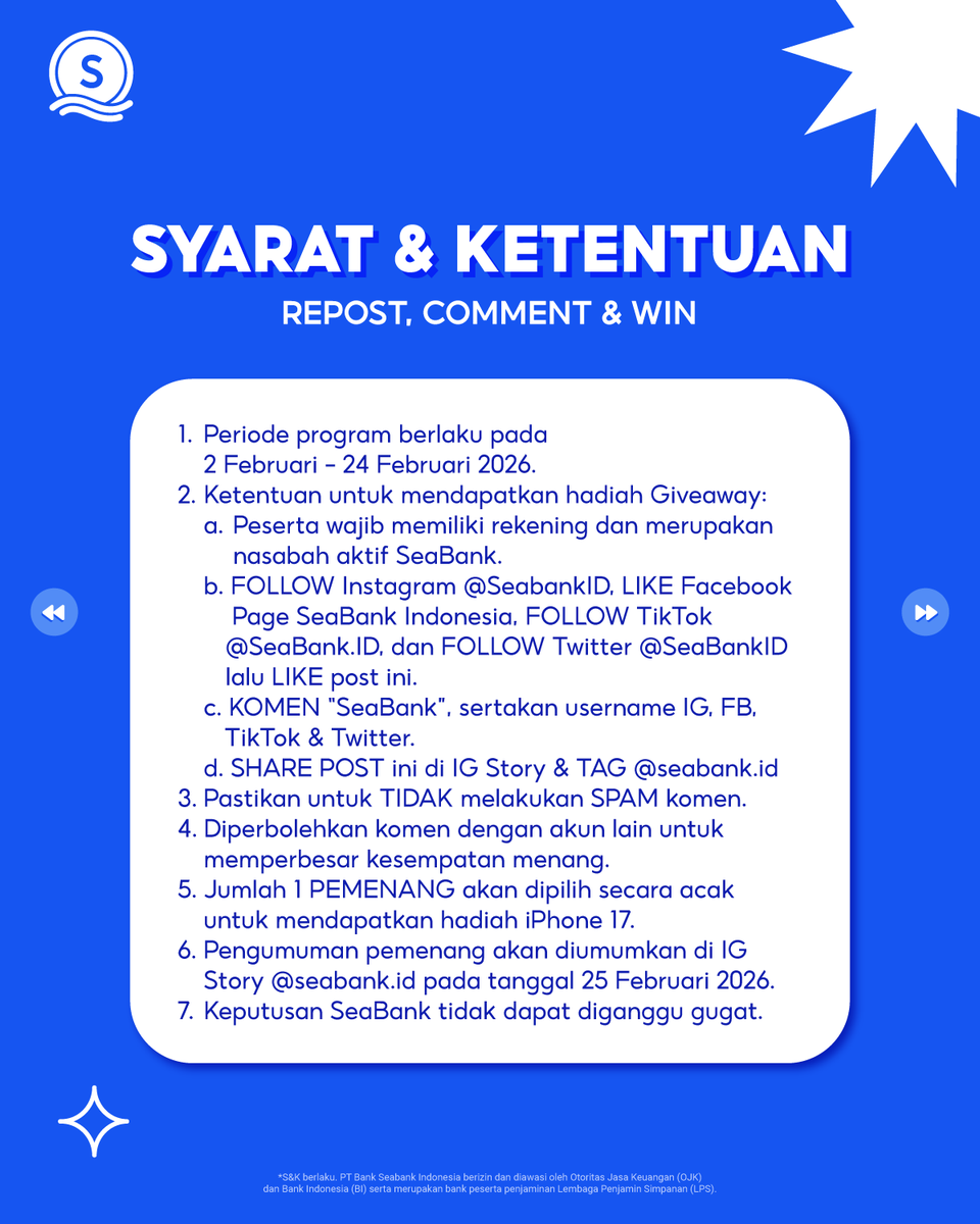 SeaBank Indonesia tweet media