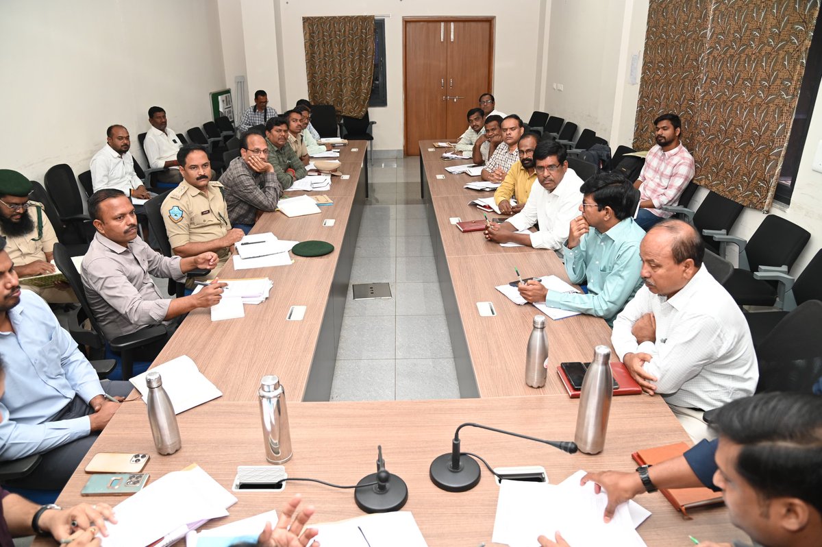 Chairman & District Collector, KB Asifabad conducted on meeting ...