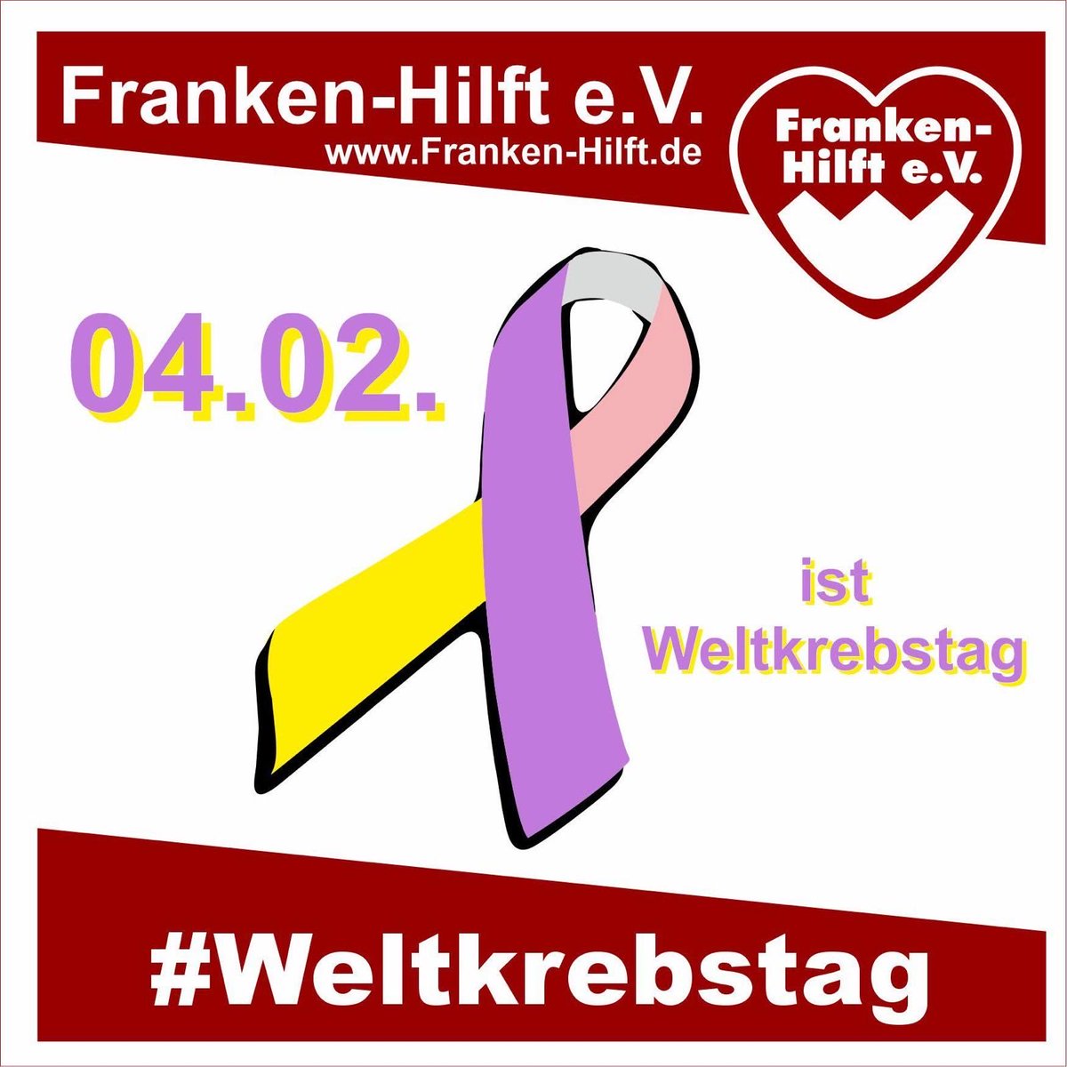 Der heutige 4. Februar ist #Weltkrebstag!
#fightcancer