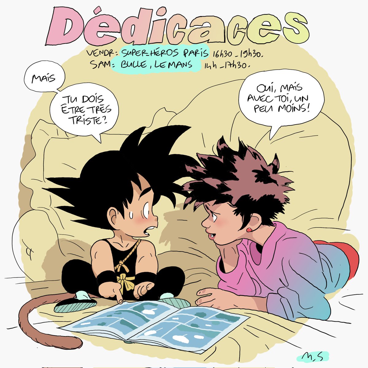 SanlavilleMic's tweet image. Bonjour X !

Je dédicacerai "Tunnels", ce vendredi à la librairie Super-héros à Paris et samedi à la librairie Bulle au Mans.

Au plaisir ;)

#DragonBall #tunnels
#Goku