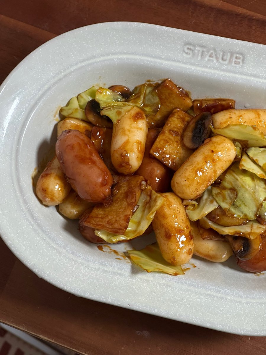 야매요리 !! 간장 떡볶이 … ~ 😗