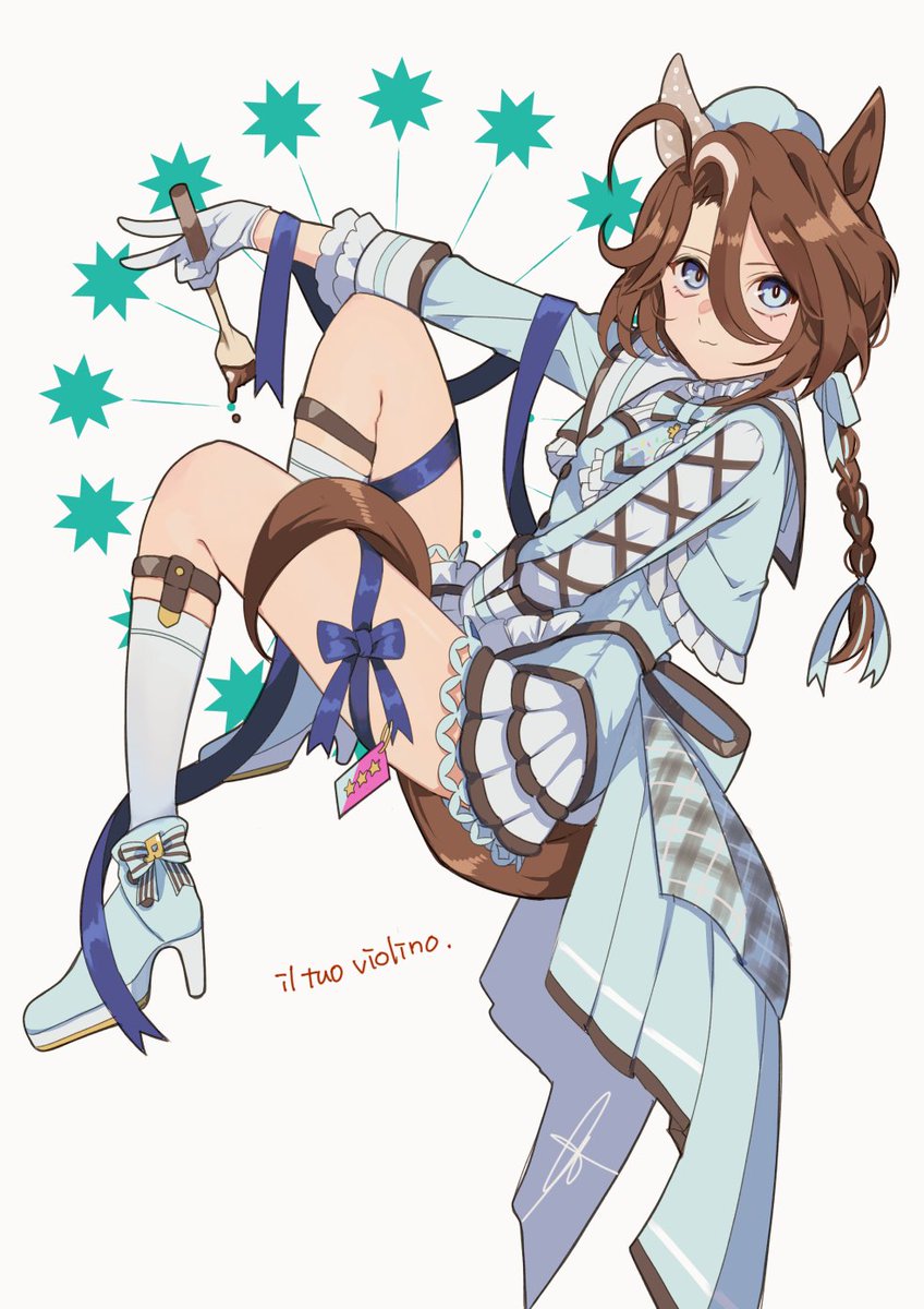 「貴方だけのドルチェ・ヴァイオリン」|眞酉のイラスト