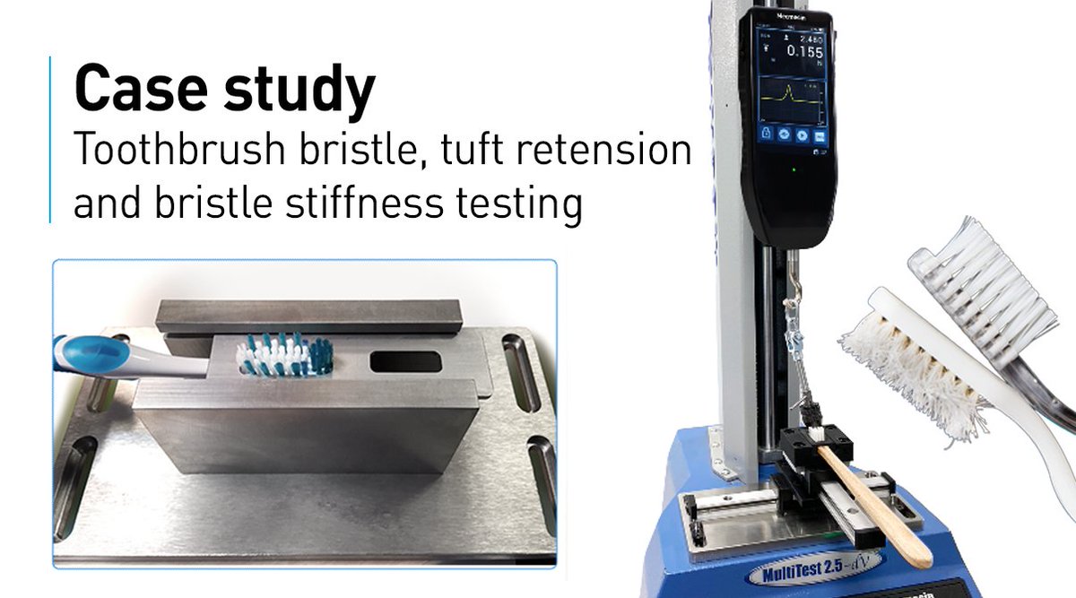 Mecmesin's tweet photo. From manual to electric, every #toothbrush must deliver safety, durability and a reliable user experience. #Bristle shedding or loss of #stiffness is not just poor performance. It is a safety risk and a brand risk.

See how targeted #testing protects both: https://t.co/GLS0962nH2 https://t.co/lOn8LD1Yu6