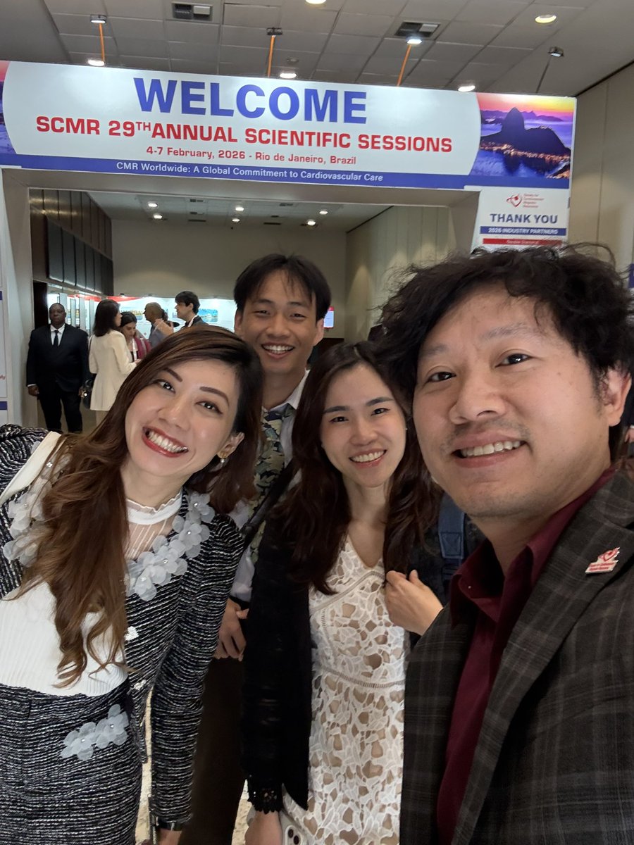 NatdanaiMD's tweet photo. Pre-conference Workshop Day 0 🧲🫀#SCMR2026 #WhyCMR #RiodeJaneiro #Brazil https://t.co/tOyfR0z650