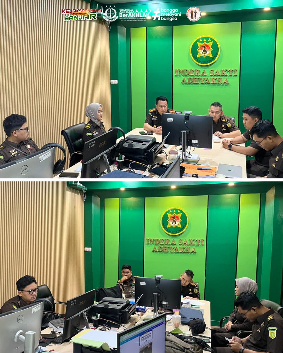 instagram.com/p/DUVLJEej7FS/…
Rabu, 04 Februari 2026 Kepala Kejari Kab. Banjar Krisdianto, S.H., M.H., bersama Kepala Seksi Intelijen Robert Iwan Kandun, S.E., S.H., M.H., CCD., dan jajaran Seksi Intelijen mengikuti Rapat Pendahuluan (Entry Meeting) 

<a href="/KejaksaanRI/">Kejaksaan RI</a>