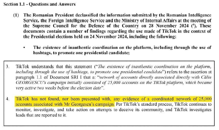 ♦️ UNE BOMBE DOCUMENTÉE ⤵️

Le ministère américain de la Justice a publié des documents internes qui pulvérisent la version officielle sur la prétendue ingérence russe dans l’élection présidentielle roumaine de novembre 2024. Celle qui a servi de prétexte à l’annulation du