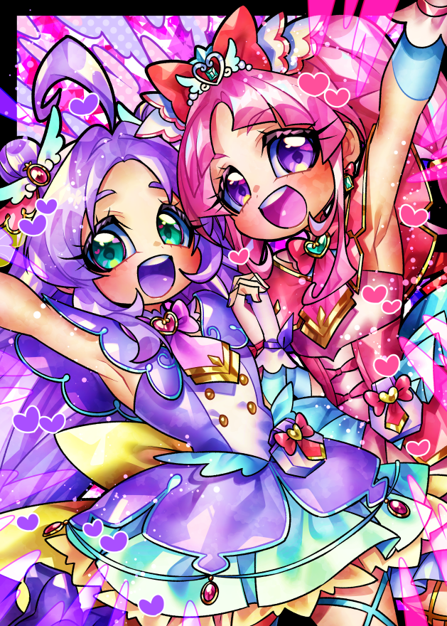 「キュアアンサーさんとキュアミスティックさん」|SeNMUのイラスト
