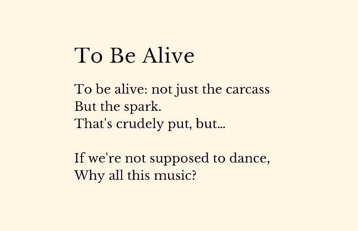 if we’re not supposed to dance why all this music !!