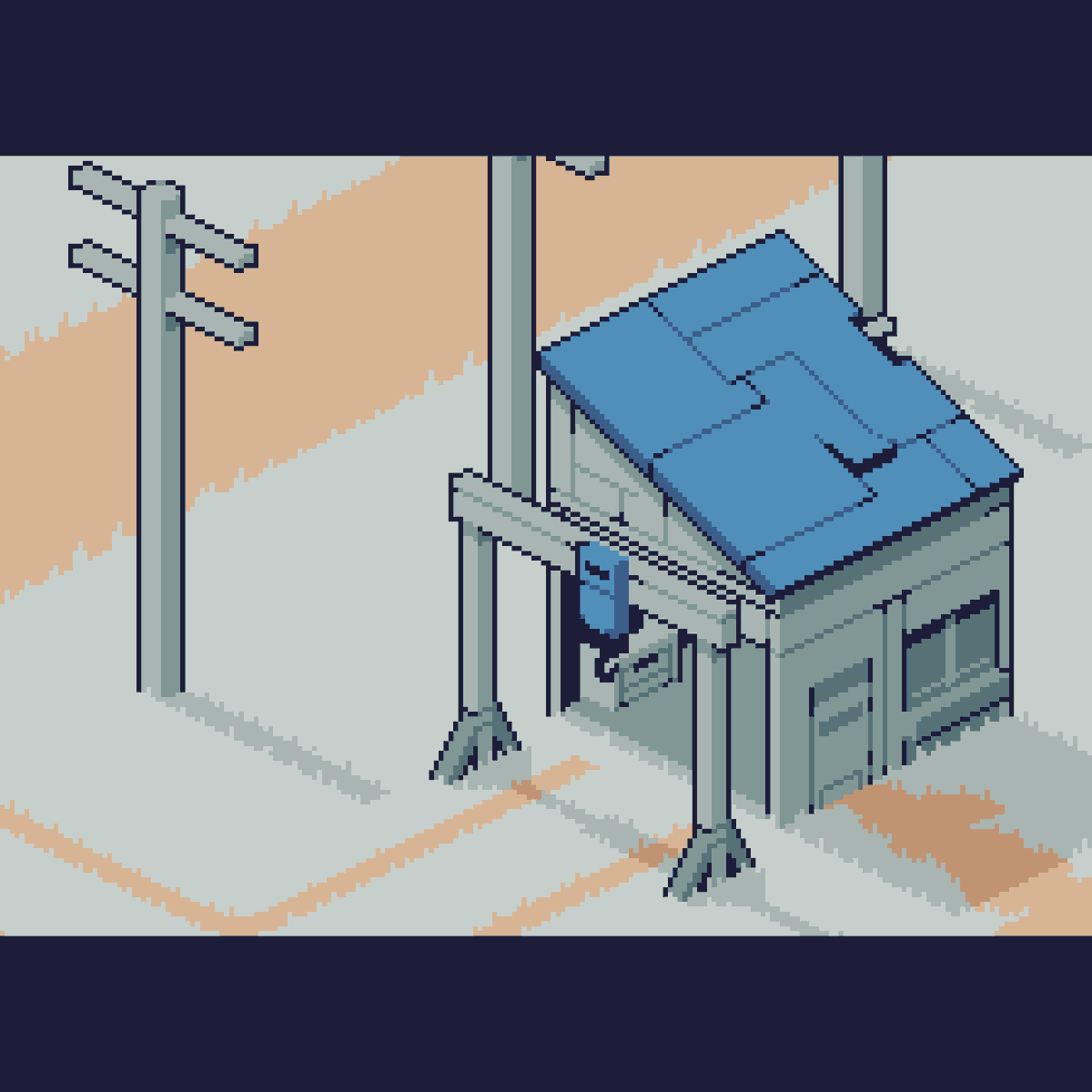 NuraPixel's tweet photo. Isometric Building Pixel Art Study https://t.co/pwBqvh2VF2