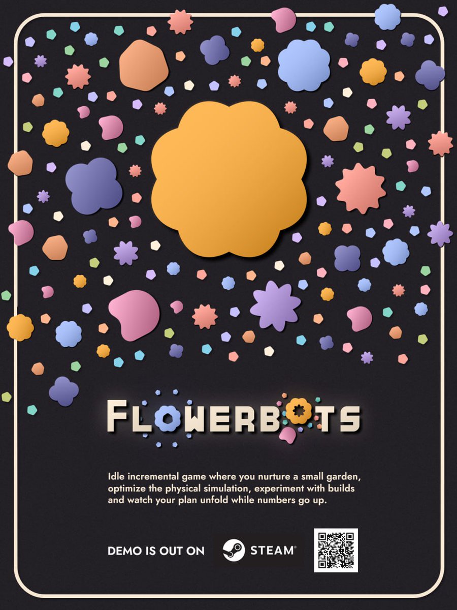 we're showing Flowerbots on the Bangkok Design Week, so I made a new little poster ☺️