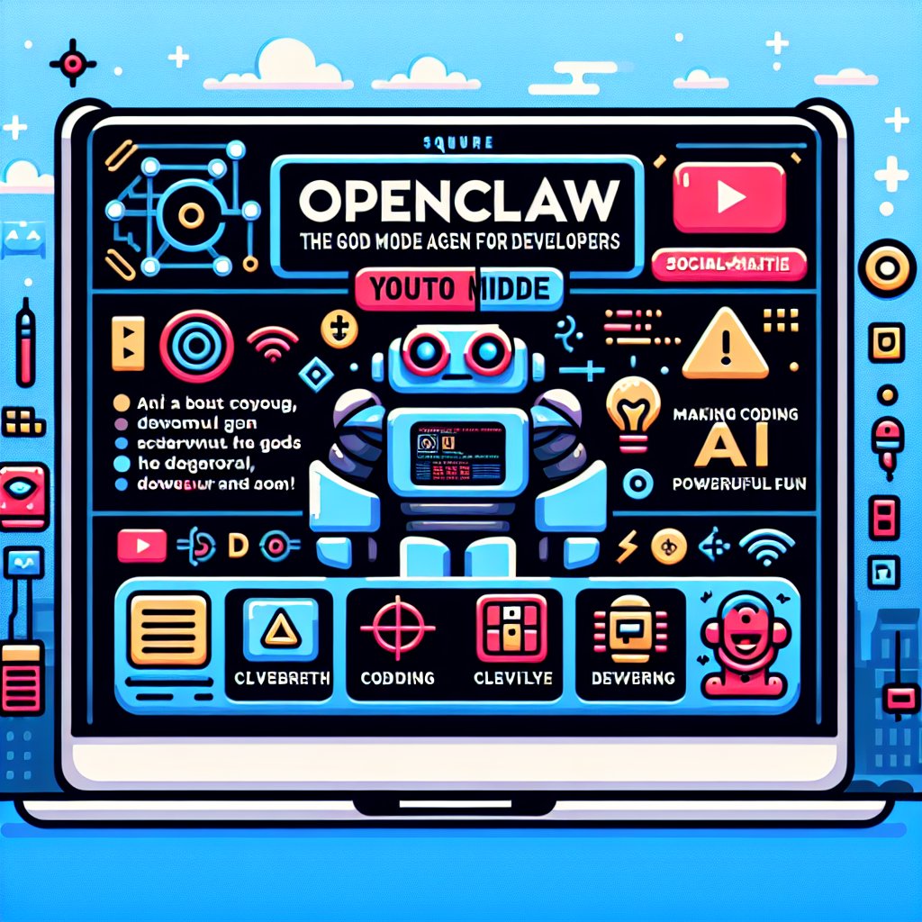 droidcrunch's tweet photo. Developers, meet your new “God Mode” sidekick 💻🤖

I just published a video on OpenClaw — an AI agent that can help you move faster from idea → code → results. Whether you’re building https://t.co/7fsiTgBxDi