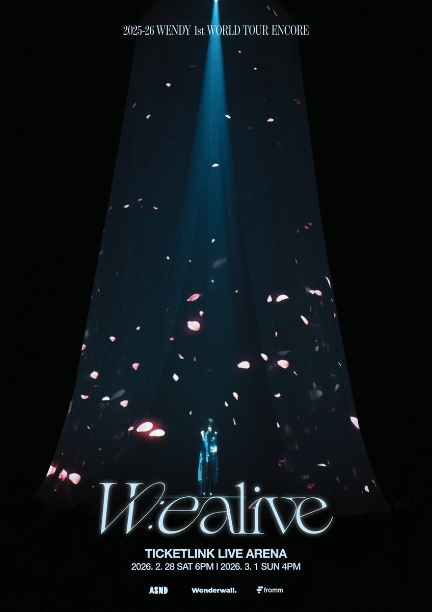 โปสเต้อคอน W:EALIVE ของน้องวานสวยทั้ง 1st world tour ทั้ง 1st world tour encore เลยอะ🥺🥺🥺🥺🥺