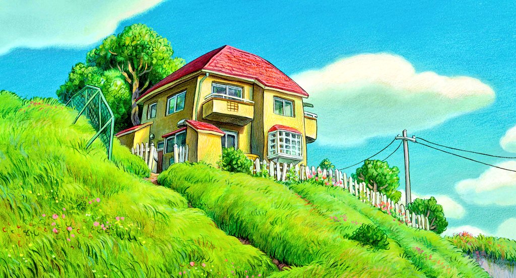 tvay3k's tweet photo. ジブリの建物突き詰めるともう住みたいになってくる。（限界オタク妄想） https://t.co/EwXa6E4epA