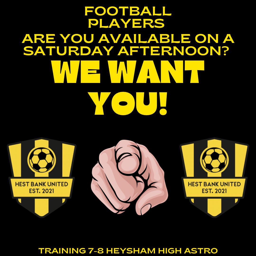 We may not be having the greatest season with players leaving and availability issues. 

But we have to keep going! 

If you haven’t played for a few years and want to get back into it or fancy a change in club, drop us a message! We are a friendly bunch of lads! 

#UTB