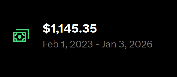 All I had to do was shitpost about Monad to earn 1,145$