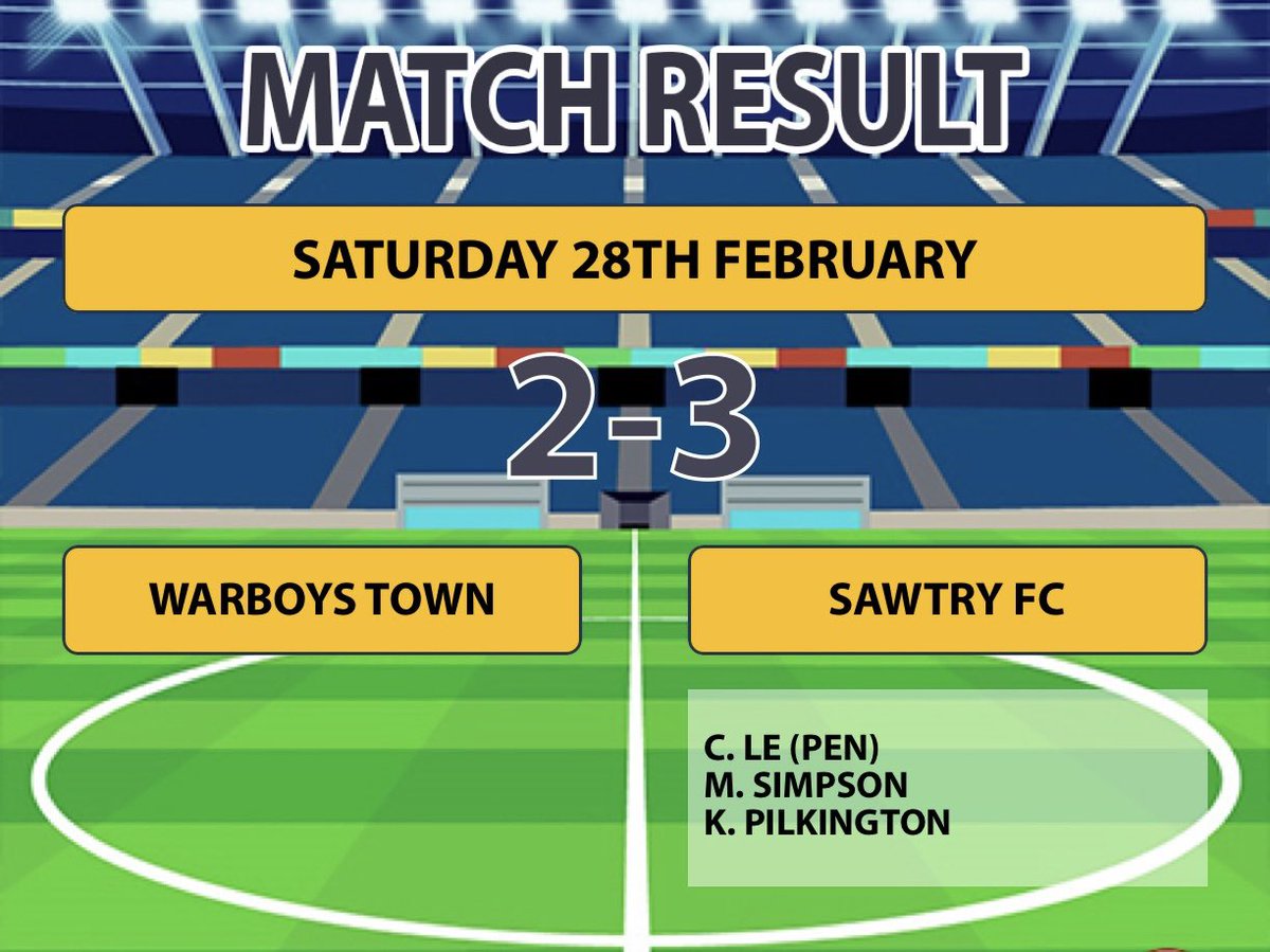 Sawtry FC tweet media