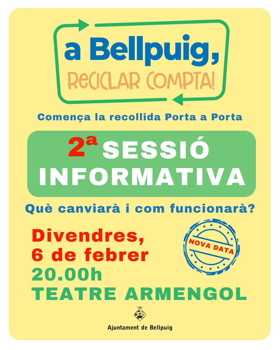 Ajuntament de Bellpuig tweet media