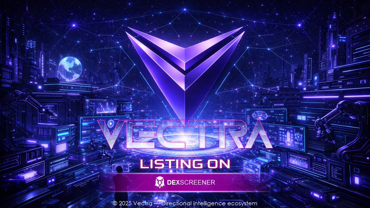 vectra_system's tweet photo. Officially listed: $VECTRA is on DexScreener
https://t.co/MCMgQAg2pI https://t.co/RNwsXO6GSD