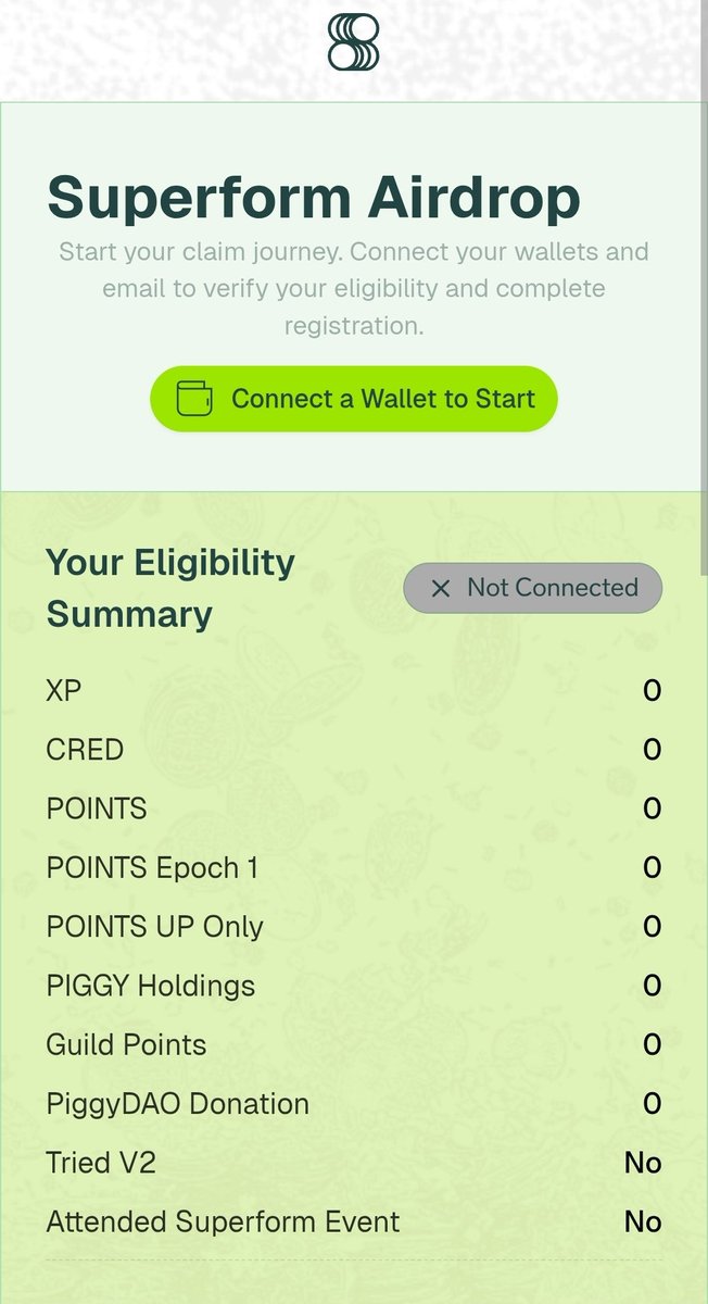 เหลืออีก 2 วันสุดท้ายกับการ registration สำหรับ Superform Airdrop $UP / <a href="/superformxyz/">Superform</a>

โดยจะปิดให้ลงทะเบียนในวันที่ 6 ม.ค เวลา 22.00 น. (15.00 UTC)

claim.superformfoundation.org

ใครยังไม่ได้ลงทะเบียน อย่าลืมนะครับ ไปลองเช็ค เชื่อม wallet ดูก่อนก็ได้ครับ