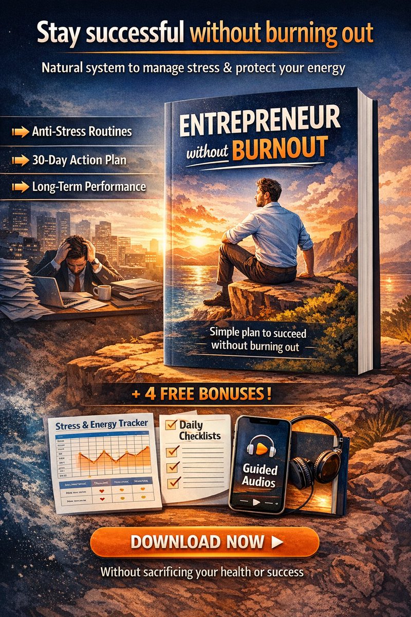 vsarachman's tweet photo. Learn how to stay successful without burning out on @Gumroad https://t.co/gxdleEIP16
#Entrepreneur #Business #antistress #Performance #burnout #Success #HealthyHabits #workout https://t.co/xJgBzNdWOH
