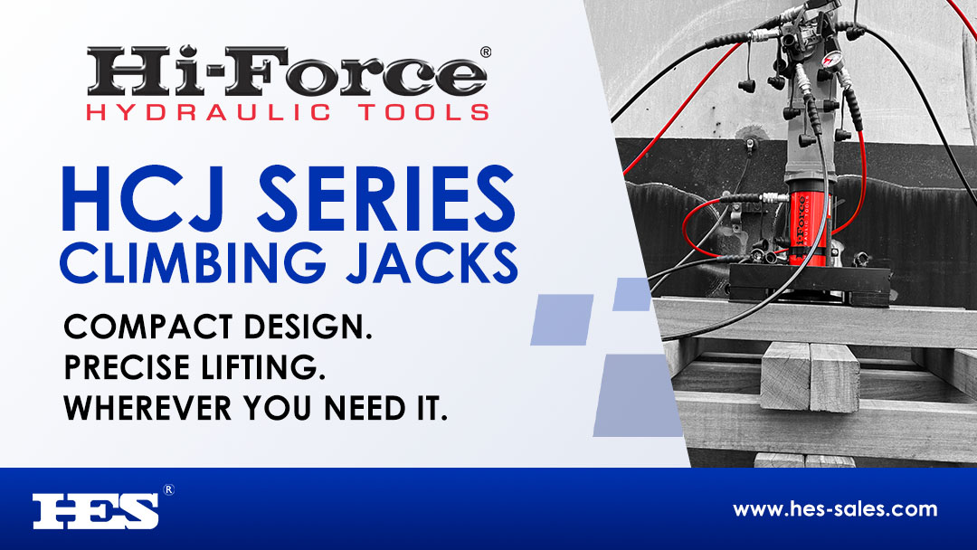 HESSalesLimited's tweet photo. HES presents the HCJ #climbingjacks from @HiForceLimited - a compact, effective solution for controlled lifting and lowering of heavy loads, even in confined spaces.

Contact HES for details. https://t.co/JzLA5th7yI
#hessales #hiforce #heavylifting #hydrauliccylinders https://t.co/6TE7P13nEC