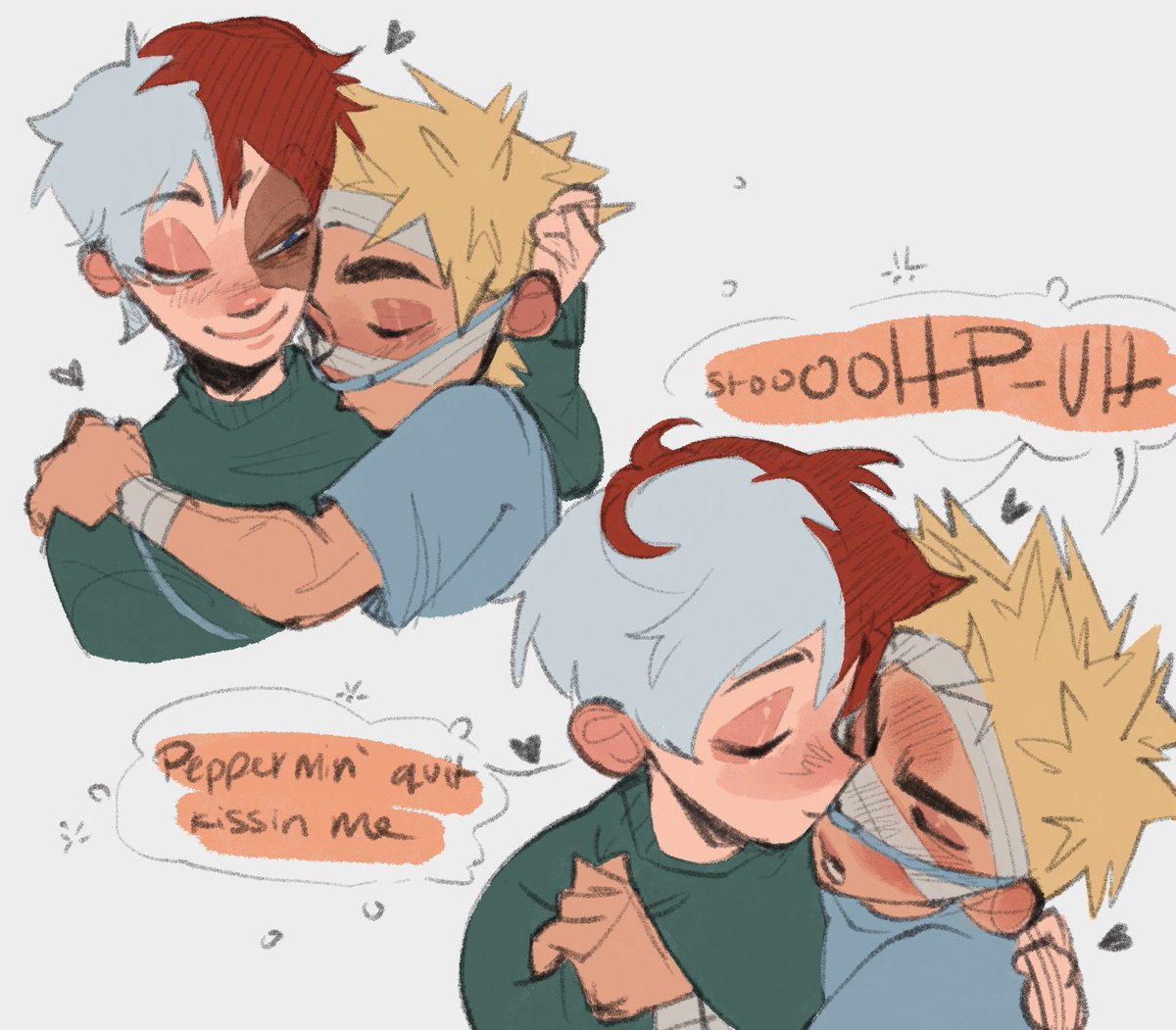 Hospital sketches 😭
#mha #todobaku #tdbk