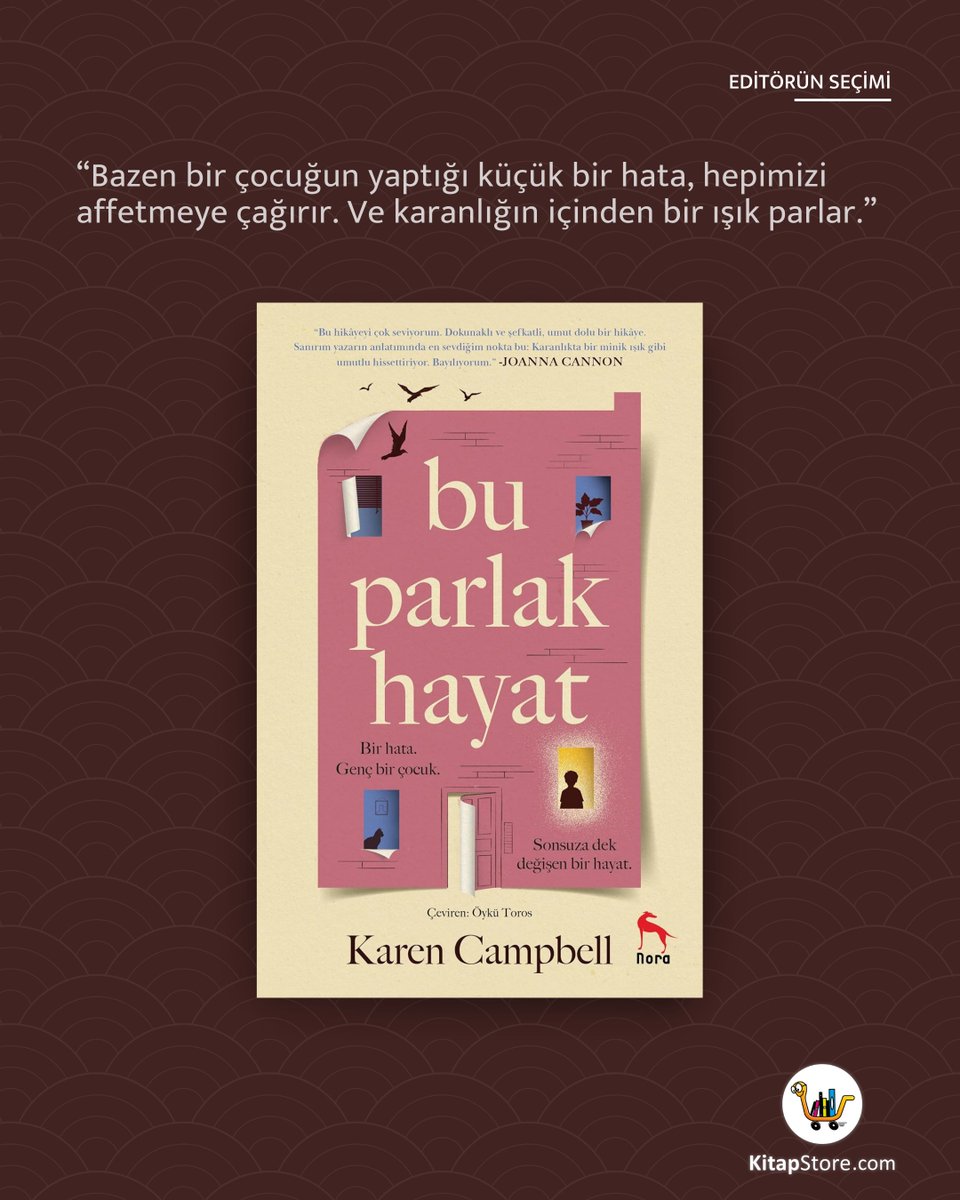 kitapstorecom's tweet image. ✍️ Editörün Seçimi: Bu Parlak Hayat
 
 Omuzlarında on iki yaşındaki bir çocuğun kaldıramayacağı kadar yük var. İsmi Gerard. Bir yetişkin gibi davranarak, annesinin ihmal ettiği kardeşlerinin sorumluluğunu üstlenmiş. Bir gün yaptığı tek bir hata, sadece kendi hayatını değil, hiç…