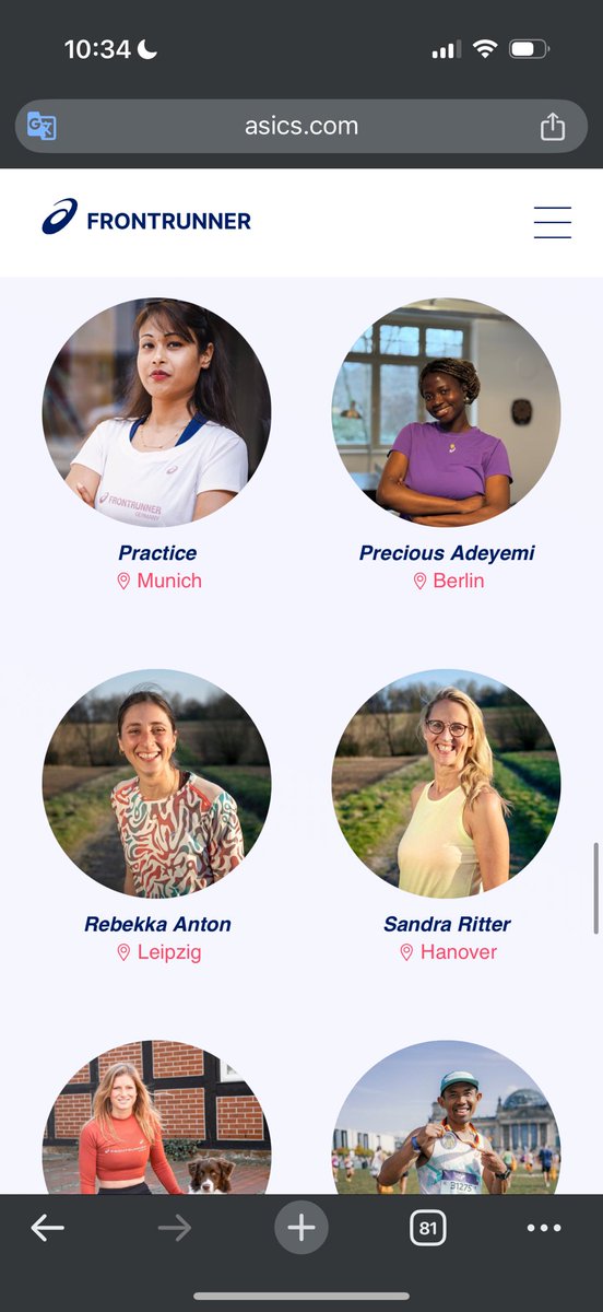 15,000+ applicants globally, and ASICS chose me as one of their ambassadors; the only one selected from Berlin!
I moved to Germany 10months ago, started running and now I represent one  of the biggest sports brand globally.
God is so good. I almost can’t believe this!