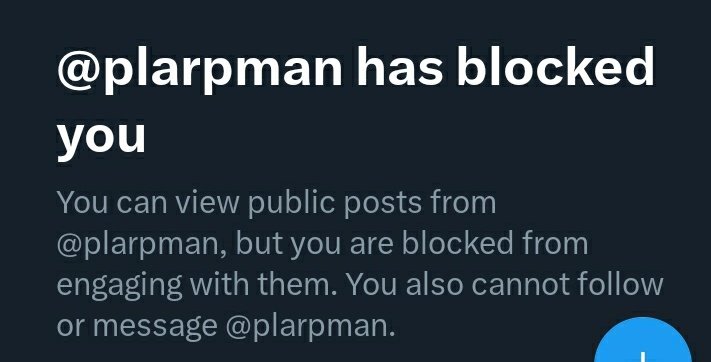 WHAT DID HE BLOCKED FOR THIS TIME

WHAT THE FUCK DID I DO!!!!