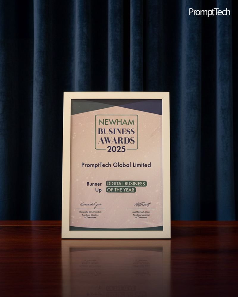 PrompttechS's tweet photo. We’re proud to announce that PromptTech UK has been chosen as the Runner-Up for “Digital Business of the Year” at Newham Business Awards 2025. Thank you to all our stakeholders, supporters &amp; everyone for recognizing our contribution to entrepreneurial communities in the region. https://t.co/RwTmrNvW6t