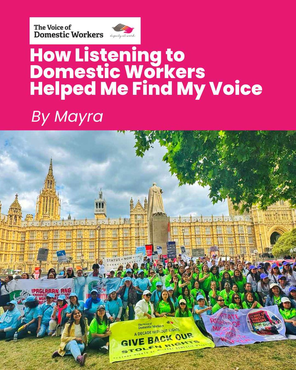 thevoiceofdws's tweet image. Remember “Finding My Voice with #VODW”? A story of courage, self-discovery, and the power of being heard. Every voice matters, and Rowena’s journey continues to inspire.

Read it again: thevoiceofdomesticworkers.com/post/finding-m…

#HopeInAction #DomesticWorkersMatter #EmpowerEveryVoice #VODW