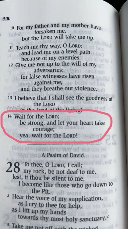 Richard_gh1's tweet image. Psalm 27:14