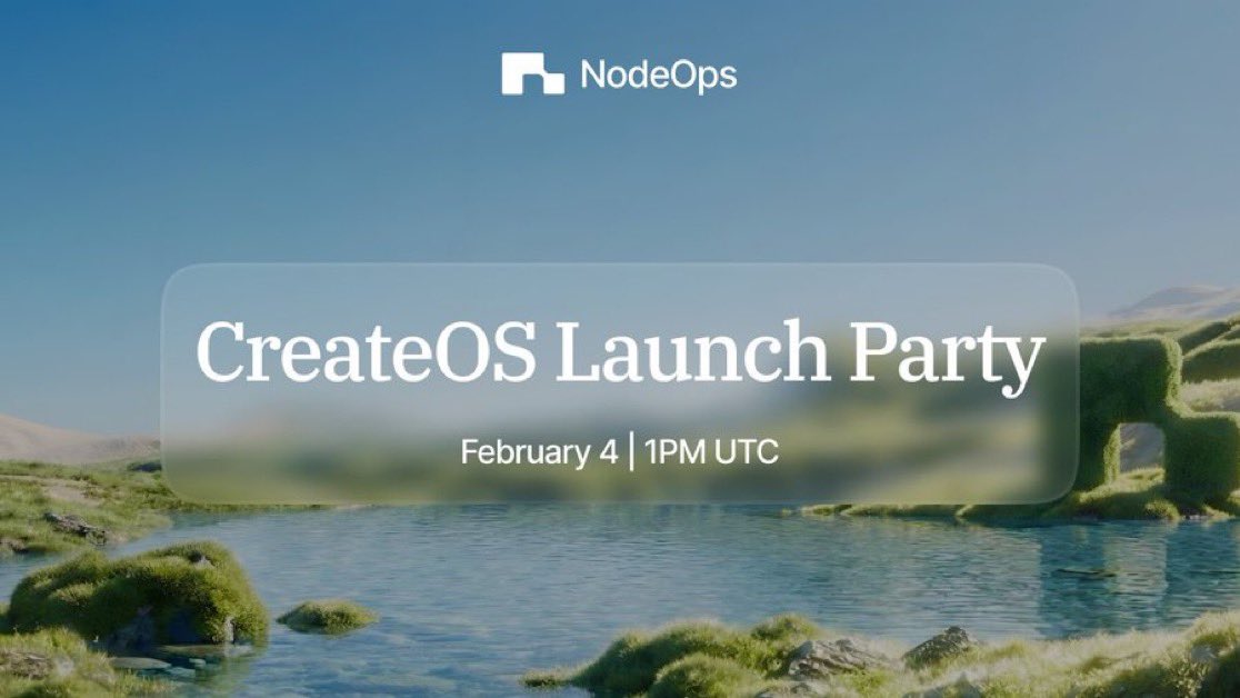0xRitaa's tweet image. /@BuildOnNodeOps CreateOS is live! 💃
Builders, creators, and anyone ready to turn ideas into real applications  don’t miss the CreateOS Launch Party today at 1 PM UTC on X &amp;amp; YouTube! 🚀 

See live demos, get inspired, and be part of the conversation. 
#CreateOS #Builders