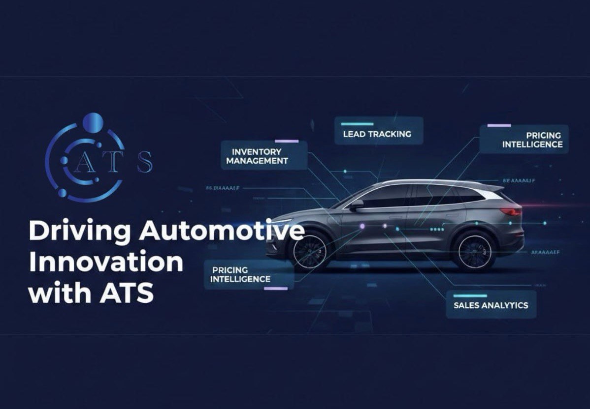 ATS_LLC1's tweet photo. Automotive / Car Selling

🚗 Driving automotive innovation with ATS
Inventory management, lead tracking, and pricing intelligence — all in one smart system designed for modern car businesses.
👉 Let’s build together.
#ATS #AutomotiveTech #SmartSales #DigitalAuto https://t.co/dVrV70g1yQ