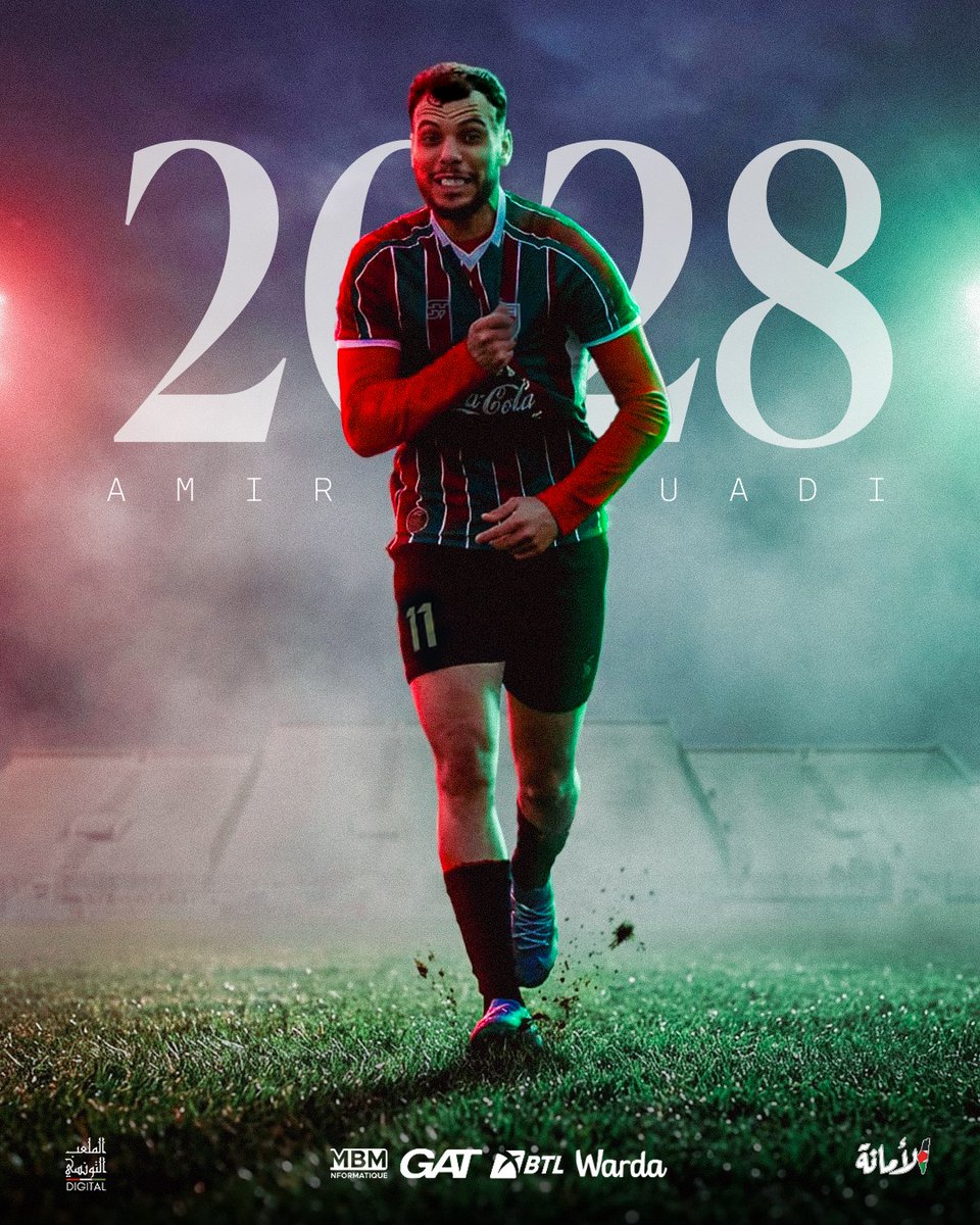 stadetunisien48's tweet photo. Amir Jaouadi extends until 2028 🇮🇹✊🏻
#Baklawa♦️ https://t.co/8byg9SMuch