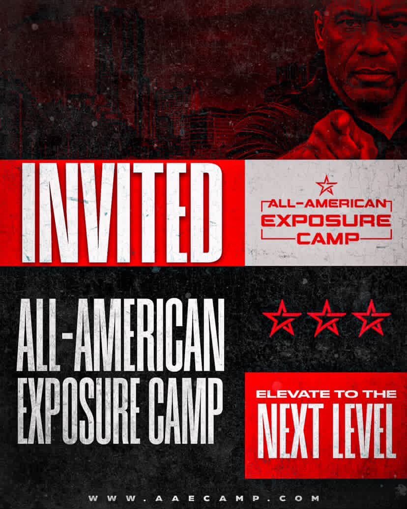 thanks for the invitation 🔥<a href="/AAECamp/">All-American Exposure Camp</a> <a href="/806hsscmedia/">Jasone Pearson</a>