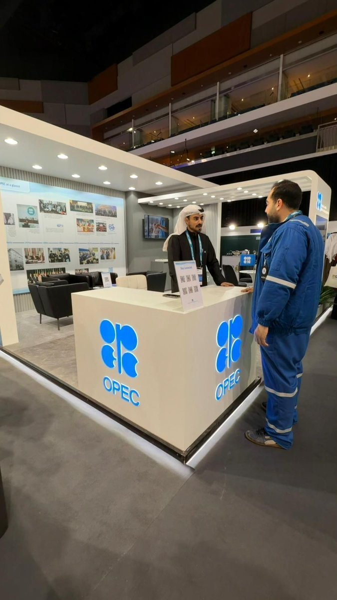 kogs_kuwait's tweet photo. A pleasure to host @OPECSecretariat  at our event. 

Their booth attracted strong interest from visitors keen to learn more about OPEC’s role in supporting a stable and sustainable energy future. Thank you for the collaboration.

#KOGS2026 #KOGSExhibitor #ExhibitingAtKOGS https://t.co/jWAs9TBvZY